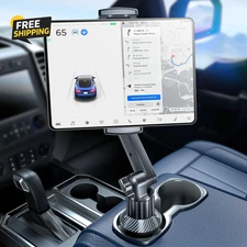 Tablet Holder for Car, for Ipad Cup Holder Car Mount with 1.57 Depth Large Clamp