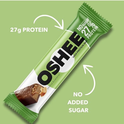 Oshee High Protein ,Peanut & Caramel Bars (49g x 12) - Picture 6 of 6