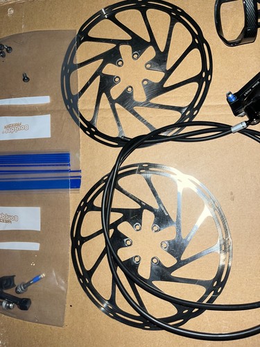 turbo especializado levo expert código SRAM RS, JUEGO DE PINZAS DE 4 PISTONES CON ROTORES - Imagen 6 de 8