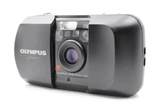 Olympus µ mju Black 35mm Point & Shoot Compact Film Camera [MINT] From Japan