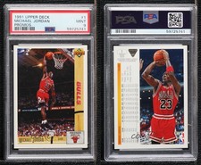 1991-92 Upper Deck Promos Michael Jordan #1 PSA 9 MINT HOF