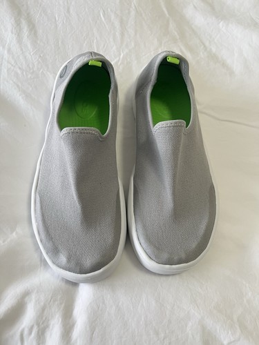 OOFOS | Women’s 6.5 | OOmg Eezee Light Gray | Low Recovery Slip On Shoes - Picture 2 of 9