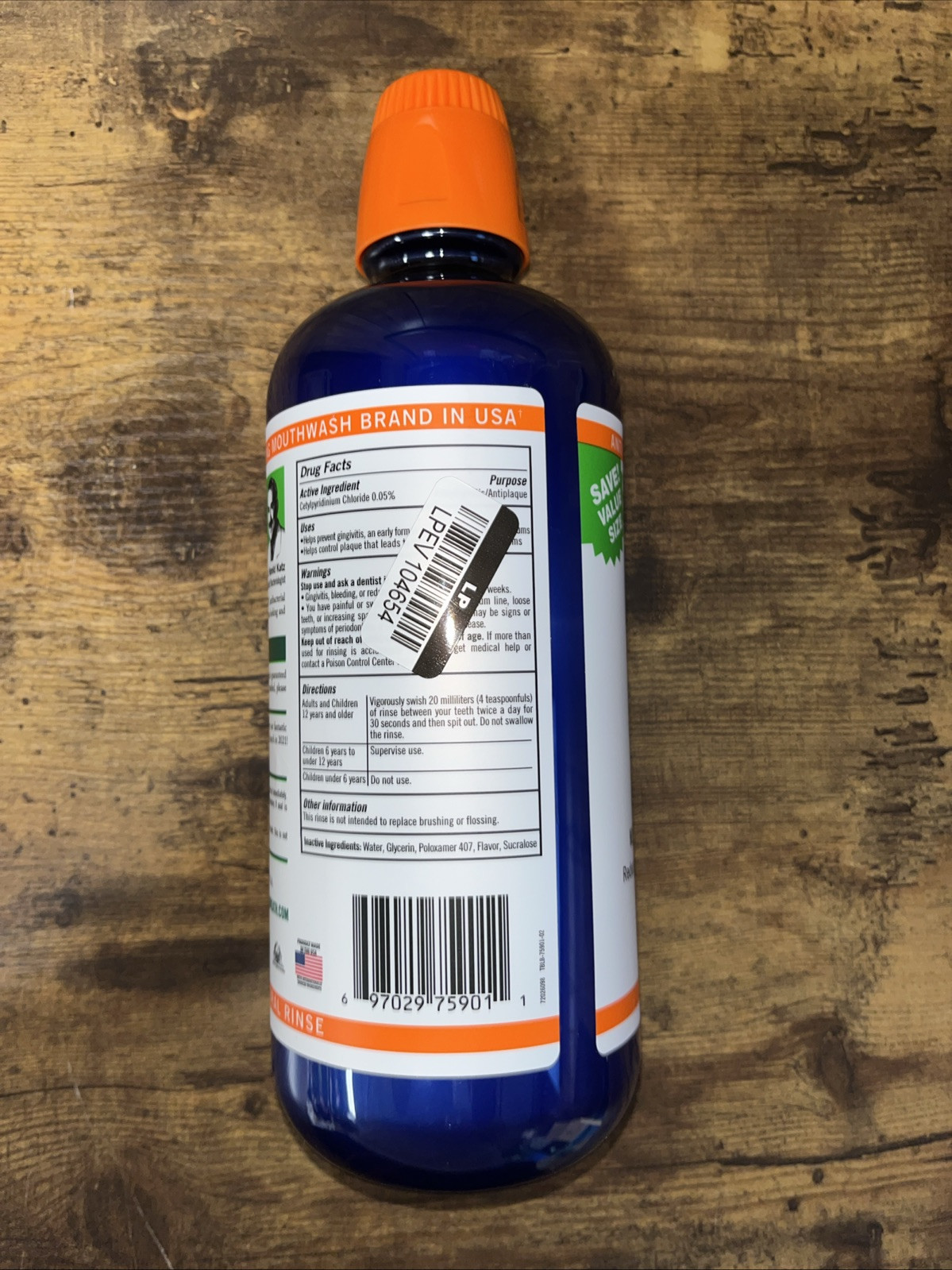 TheraBreath Healthy Gums Oral Rinse Clean Mint 33.8 Oz /1 liter each