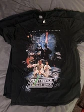 Oh Sleeper Star Wars Empire Strikes Back Sz (lg) Black T Shirt 