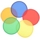 5 Pcs Foldable Fan Round Small Folding Hand Held Portable Handheld