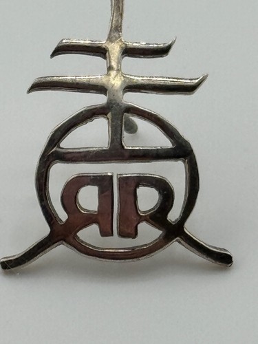 Roycroft Renaissance Sterlingsilber Logo Krawattennadel Anstecknadel - Bild 5 von 12
