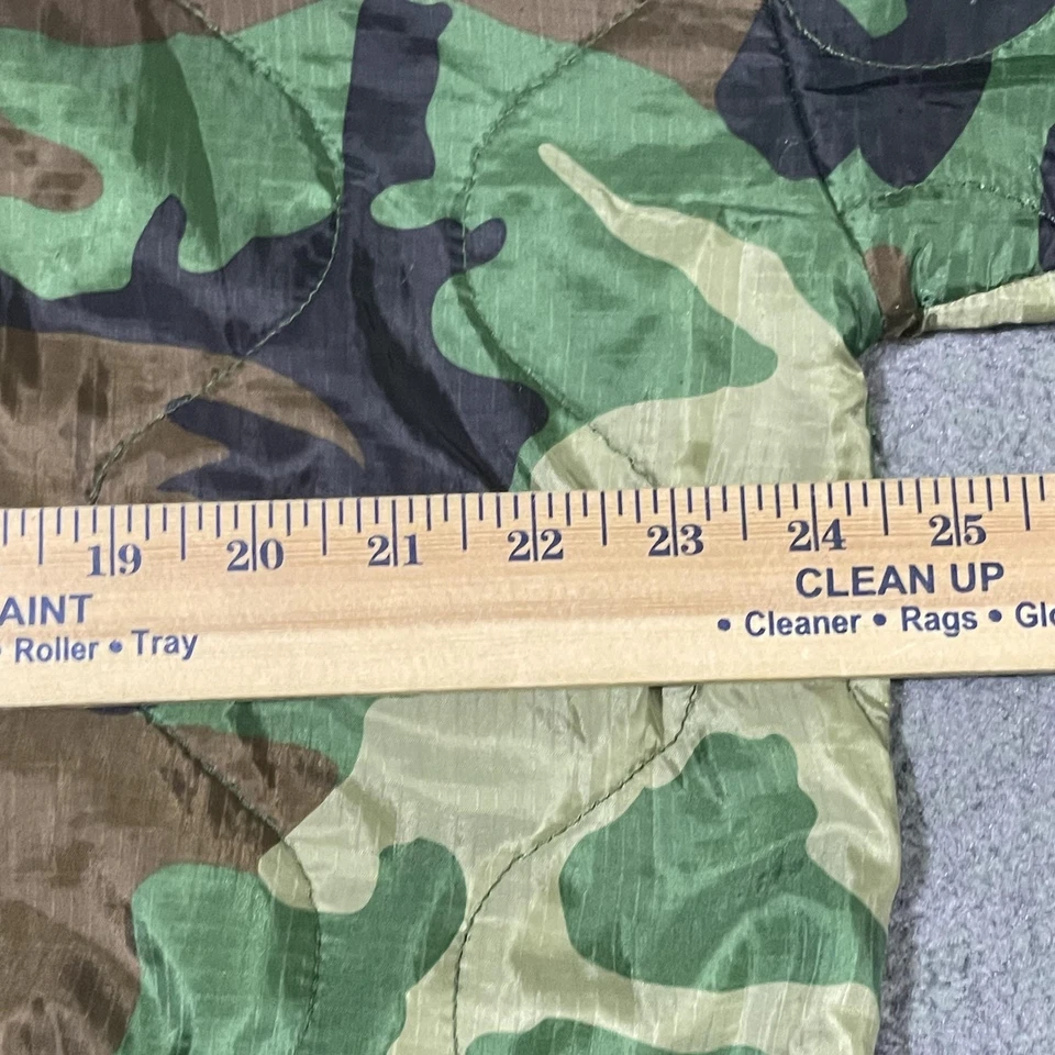 Zero Foxtrot Jacket Mens Large Green Camo Hoodie Pullover Quilted Nylon Ripstop - Image 4 of 4