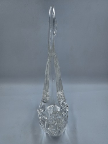 Figura de vidrio transparente Whitefriars Swan Flint 8" ENVÍO GRATUITO - Imagen 5 de 6