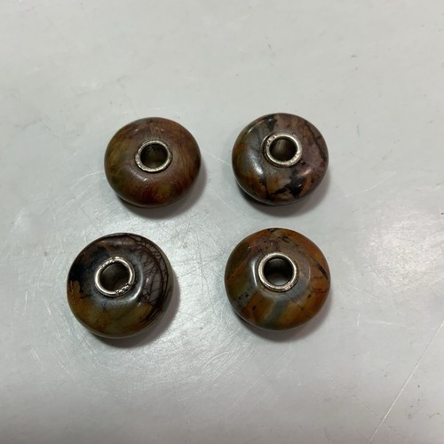 Trollbeads Limited Edition Picasso Jaspis Lot Retired Lot 4 Beads Set