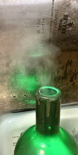 Gemmy Misting Lab Beaker 12” Tall Tested Works Spooky Moods Lights Halloween - Picture 4 of 9