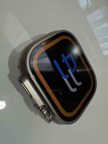Hermes Apple Watch Ultra 2 Titanium 49mm & Single Tour Bleu de France - Zdjęcie 15 z 18