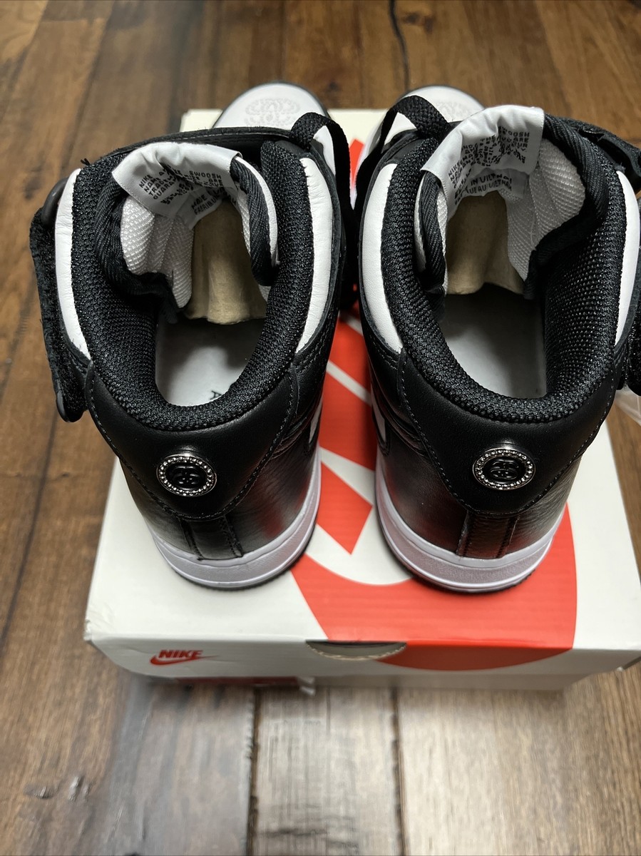 Nike x Stussy Air Force 1 '07 Mid SP Black White Panda