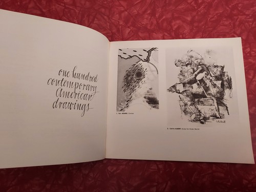 One Hundred Contemporary American Drawings - Rare 1965 UofM Museum of Art - MINT - Picture 5 of 12