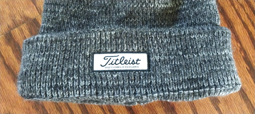 Titleist Golf Winter Golf Blue Hat Beanie Pom Beanie Unisex - Picture 2 of 4
