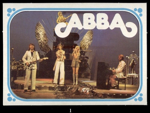 ABBA 1976 Dutch Monty Cards **SCEGLI TU** Carte Vintage -Condizioni in Descrizione - Foto 20 di 60