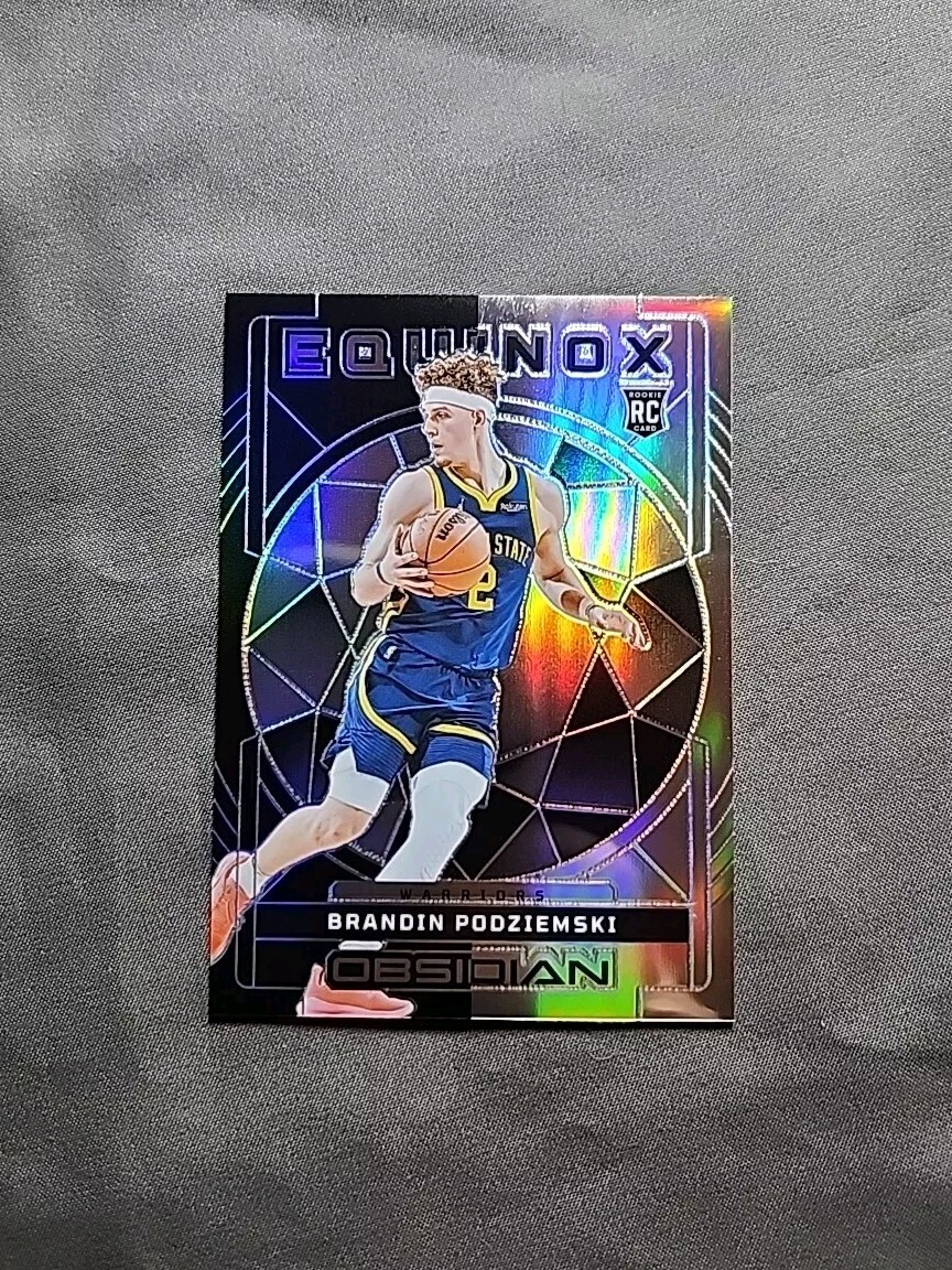2023-24 Panini Obsidian Equinox  Brandin Podziemski /99  Rookie RC Warriors