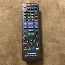 Panasonic Remote Control N2QAYB001206 for Blu-Ray Disc Player IR6 - Black