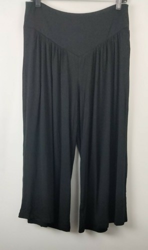 Neu mit Etikett BB Dakota kurze Hose weites Bein gerafft schwarz Größe Medium - Bild 6 von 7