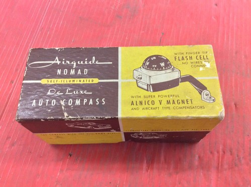 NOS Airguide Nomad Model 79 Deluxe Auto Compass New In Bod 50's 60's? - Bild 11 von 15