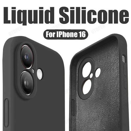 Do iPhone 17 Pro Max Air 16 15 14 13 12 11 Slim Płynny silikon Miękkie etui Cover - Zdjęcie 1 z 39