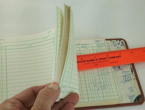 1980s Accounting Wilson Jones Ledger Binder with Alphabetical Tabs ~ USED - Picture 6 of 13