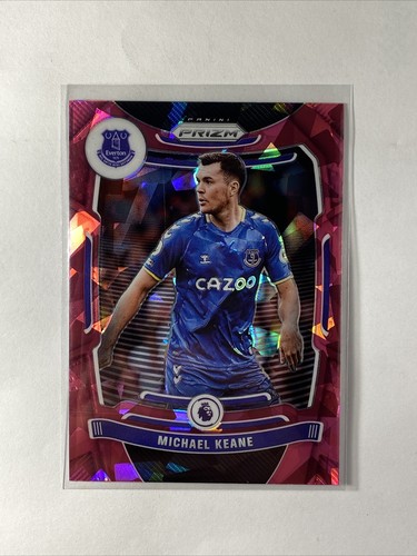 Michael Keane /D Everton | 2021/22 Prizm EPL Soccer Pink Cracked Ice #95 - Picture 3 of 8