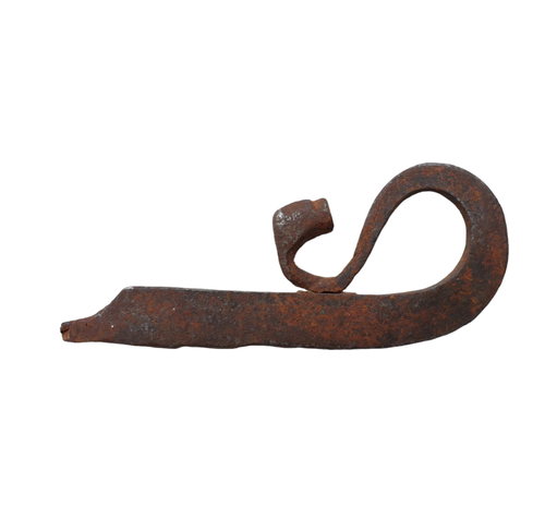 18'C Old Vintage Antique Iron Fine Hand Made Rare Lion Face Unique Fire Striker - Picture 3 of 6