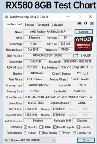 RX580 8GB AMD GRAPHICS CARD SOYO GDDR5 256BIT HDMI 3DP DESKTOP GAMING PC GPU USA - Picture 20 of 22