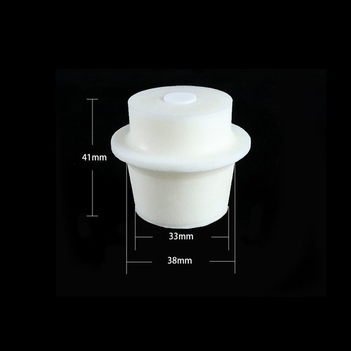 50-250ml Narrow Mouth Glass Erlenmeyer Flask , 15-68mm Silicone Stoppers for Lab - Picture 18 of 43