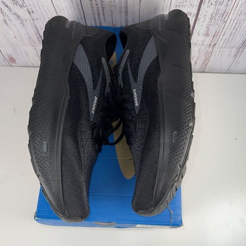Brooks Men's Ghost Max Lace Up Shoes Black Wide (4E) Size:11 - Picture 5 of 6
