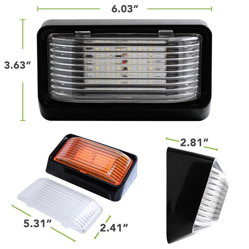 LED RV Motion Sensor Exterior Porch Utility Light Black 12v Lighting Fixture  - Bild 2 von 12