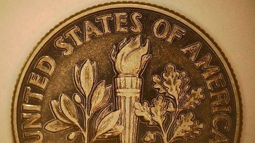Gorgeous 2022 D Roosevelt Dime Beautiful Patina Finely Struck Coin Clad Error? - Picture 6 of 9