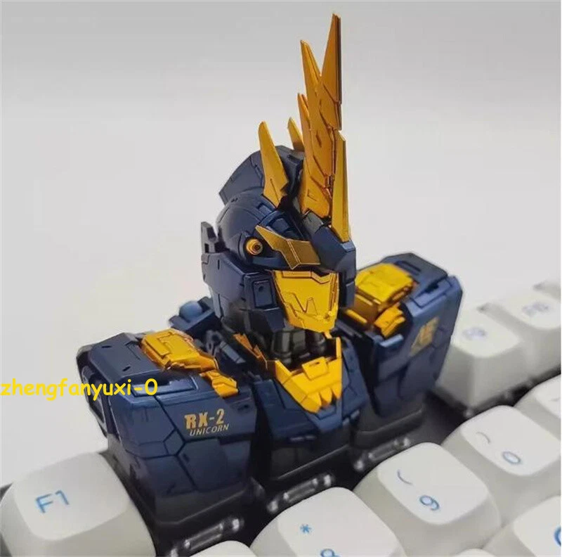 GUNDAM RX-2 Keycap Resin 3-in-1 Translucent Key Cap Keyboard Accessories Gift - Image 4 of 4
