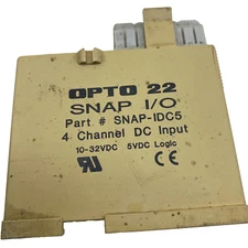 OPTO 22 SNAP-IDC5 MODULE 4 CHANNEL DC INPUT 10-32VDC 5VDC LOGIC