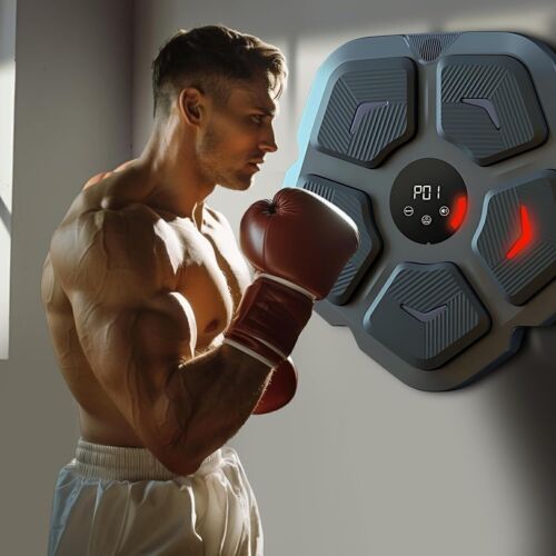 9 Training Modes Smart Music Boxing Machine with Gloves Wall Mounted Bluetooth - Picture 5 of 11