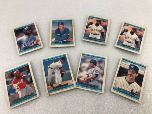 Baseball cards 1992 Cracker Jack MINI Cards w/prizes qty.12 LOT Good - Picture 1 of 8