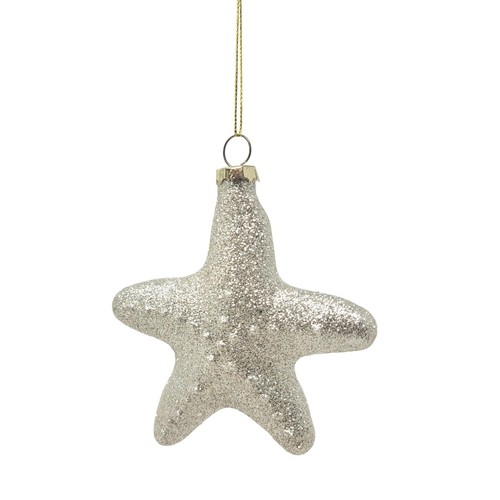 Adorno costero transparente estrella de mar arte vidrio amor paz alegría dorado 4 pulgadas brillante - Imagen 21 de 33