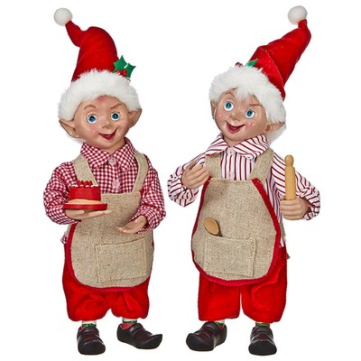 christmas elves dolls