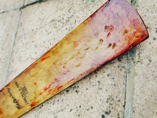 Shaun of the Dead - Cricket Bat 1:1 Scale Replica Cricket Bat Prop (Hand Made) - Picture 7 of 12