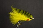 Perch Minnow Streamer Fly Fishing Fly Flies, 1 Fly, You Choose Size