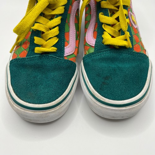 VANS x The Simpsons Moe's Tavern Green Suede Trainers Shoes - Size UK 4 EU 36.5 - Picture 8 of 22