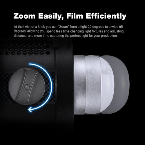 Godox SZ200Bi 200W 2800-6500K Bi-Color LED Video Light for Live Photography - Picture 3 of 12