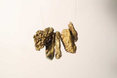 1 Lot of 5 Messing Anhänger Nuggets Baule HA46 5 Curious Brass nuggets pepite - Picture 5 of 7