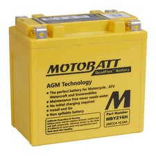 Motobatt AGM Battery for Harley XL1200NS Sportster Iron 2019-2021