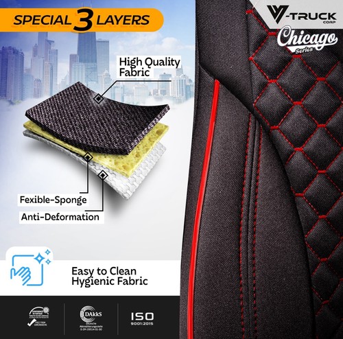 SEAT COVER FOR VOLVO VNL 2004-2018 STOCK SEAT - Picture 5 of 6