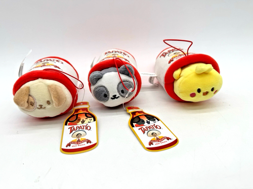 SET (3) Anirollz x TAPATIO Hot Sauce Soft Squishy Mini Plüschtier Stofftier Etiketten - Bild 2 von 8