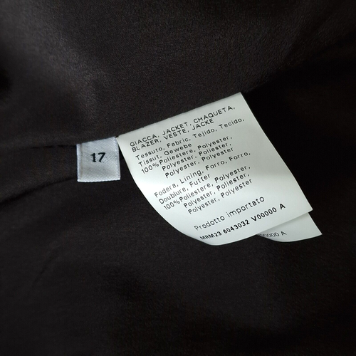 MARINA RINALDI BLAZER JACKET SIZE 17 PLUS S FR42 DE38 USA8 UK12 SINGLE BREASTED - Picture 9 of 10