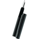 Porsche Design P3125 Slim Line Graphite Fountain Pen Rhodinized 18k B Nib 995845