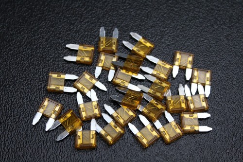 PACK DE 50 FUSIBLES ATM 5 AMP MINI FUSIBLE HOJA ESTILO COCHE BARCO AUTOMOTRIZ AUTO ATM5 - Imagen 4 de 8