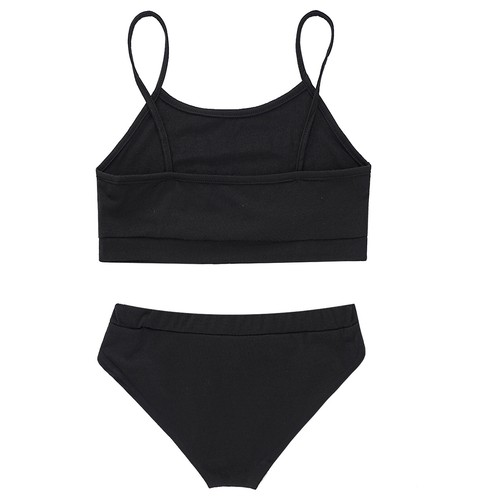 YiZYiF Womens Daddy Printed Bra Crop Tops Panty Set Teen Girl Adult Lingerie Set - Bild 7 von 44